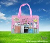 RH-nw28 cute PP non woven shopping bag with zipper