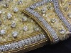 Rare CITRINE GEMSTONE PURSE HANDBAG CLUTCH BEADED CRYSTAL