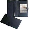 Real leather Bifold Travel wallet with loop