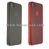 Red & Black Ultra Thin Crystal Case Cover for the iPhone 4