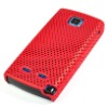 Red Mesh Skin Hard Back Case Cover For Nokia 5250