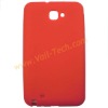 Red Simple Silicon Skin Case Rubber Shell Cover For Samsung Galaxy Note i9220