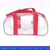 Red handle fashion & beautiful PVC tote bag