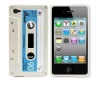 Retro Cassette Tape Silicon Case for iPhone 4