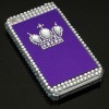 Rhinestone imperial crown back case for iPhone 4 4s