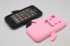 Silicone angel case for iphone 4g