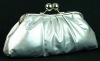 Silver evening clutch/nite bags