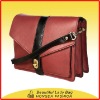 Simple design women leather sling bag