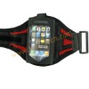 Soft Gym Sport Armband Case Cover for iPhone 3GS/iPhone 4 - Red