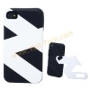 Special Black & White Z Hard Case Protect Cover For iPhone 4