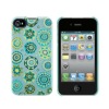 Star light printed stylish plastic hard cover for iphone4