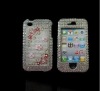 Stylish rhinestone mobile phone case for iphone 4G