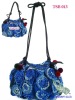 Thai Silk Embroidered Shoulder bag/Hand bag/evening bag 013