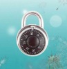 The roundness with iron hook combination padlock