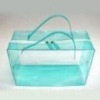 Transparent clear square pvc cosmetic bags with Zipper Lock