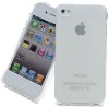 Transparent white Silicone phone case,eco-friendly