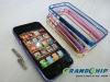 Ultra Thin Metal Zinc Alloy Bumper Case for iPhone 4 Accept paypal