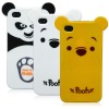 Various cute silicone bear case for iphone4g/4gs