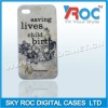 Water printed Hard back case for iph 4G 4GS case