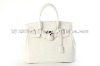 White PU Handbag