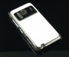 White Plating PU Leather Skin Hard Case For Nokia N8