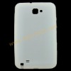 White Simple Silicon Case Skin Rubber Shell For Samsung Galaxy Note i9220