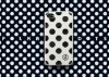 White Soft Polka Dot Pattern Back Case for iPhone 4S