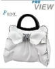 White bowknot handbag messenger bag purse tote bag fashion designer bag