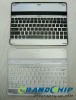 Wholesale White Bluetooth Wireless Keyboard Aluminum Case For iPad 2, OEM & Fast shipping