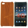 Wood Grainy Design Plastic Case Protector Hard Cover For iPhone 4 4S