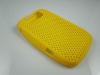 Yellow cell phone case,beautiful silicon phone case for Blackberry 8520!