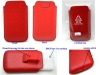 bag design leather case for iphone 4