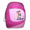 big space and special printing girls school backpack