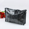 black cosmetic bag