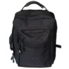 black polyester college backpacks