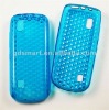 blue diamond TPU case gel rubber soft back cover for NOKIA ASHA 300