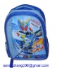 blue school backpack