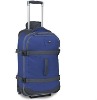 blue travel trolley bag