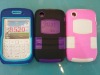 case for blackberry curve 8520 case sillicon+hard case