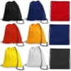 cheap colorful polyester drawstring backpack