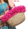 classic design ladies fashion straw handbags