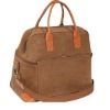 classic design suede handbag