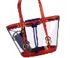 clear cheap PVC tote bag