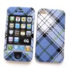 colorful fabric coating crystal cover for iphone 4/4S