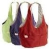 colorful loog handle 420D oxford outside on beach lady's handbag coated with PU/eco-friendly microfiber shopping bag