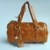 cow leather handbag