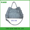 crocodile PU fashion women handbags shoulder bags