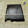 crocodile grain leather case for Apple new iPad 2