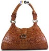 crocodile leather handbag for woman