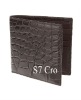 crocodile leather wallet for woman